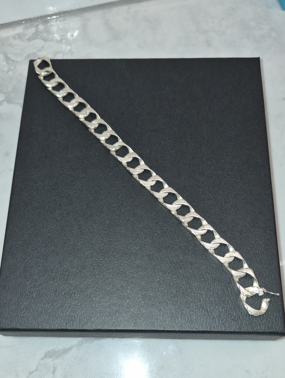 Sterling Silver Curb Chain Bracelet